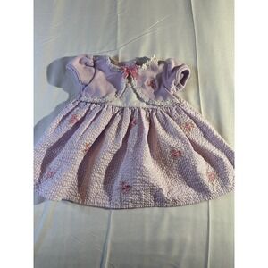 Youngland Baby Girls Lavender Floral Dress with Matching Bolero Set 3 6 Months